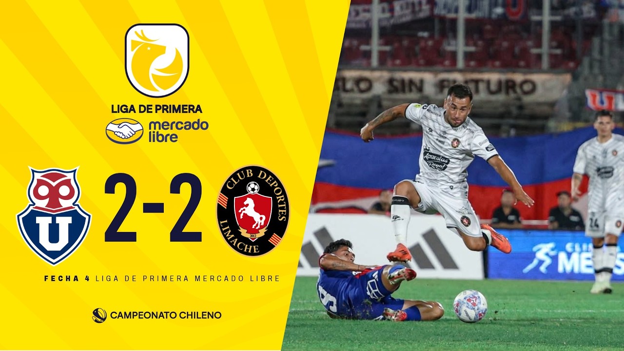 #LigadePrimeraMercadoLibre | Universidad de Chile 2 - 2 Deportes Limache | #Fecha4