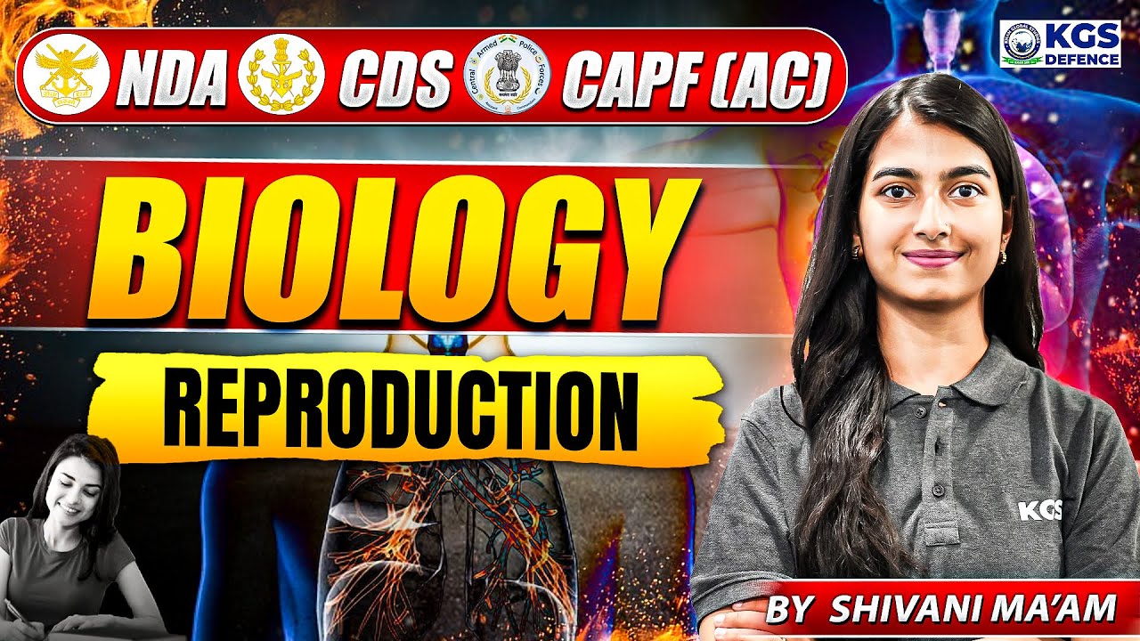 NDA Biology | CDS Biology | CAPF (AC) Biology | Reproduction in Plants | Class 9 | Shivani Ma'am