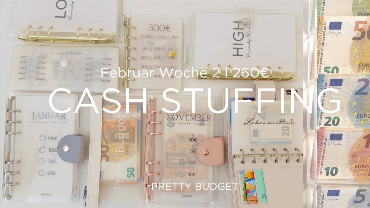 Studentenbudget 260€ 💸| Cash Stuffing Februar Woche 2 | Low Budget