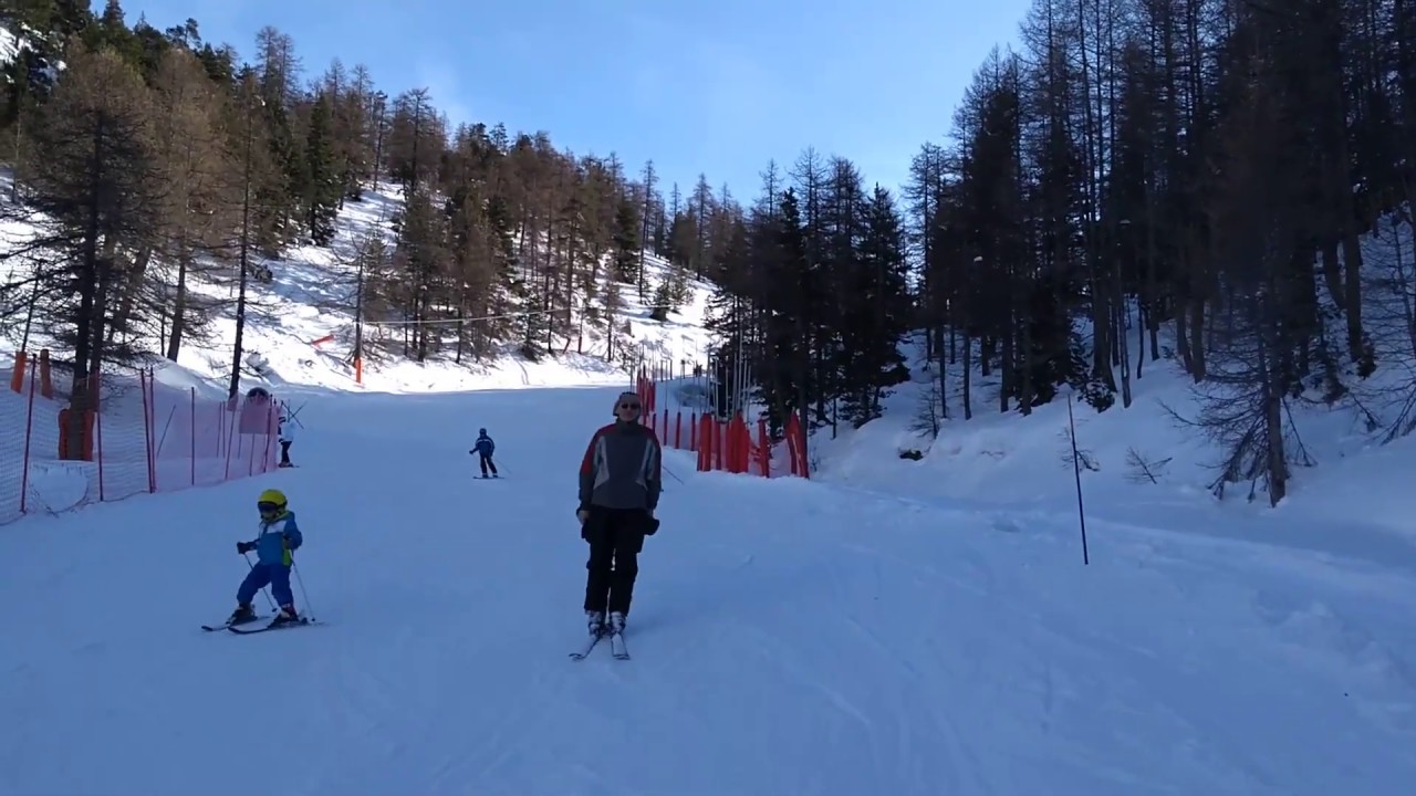 Claviere skiing December 2019 piste 91