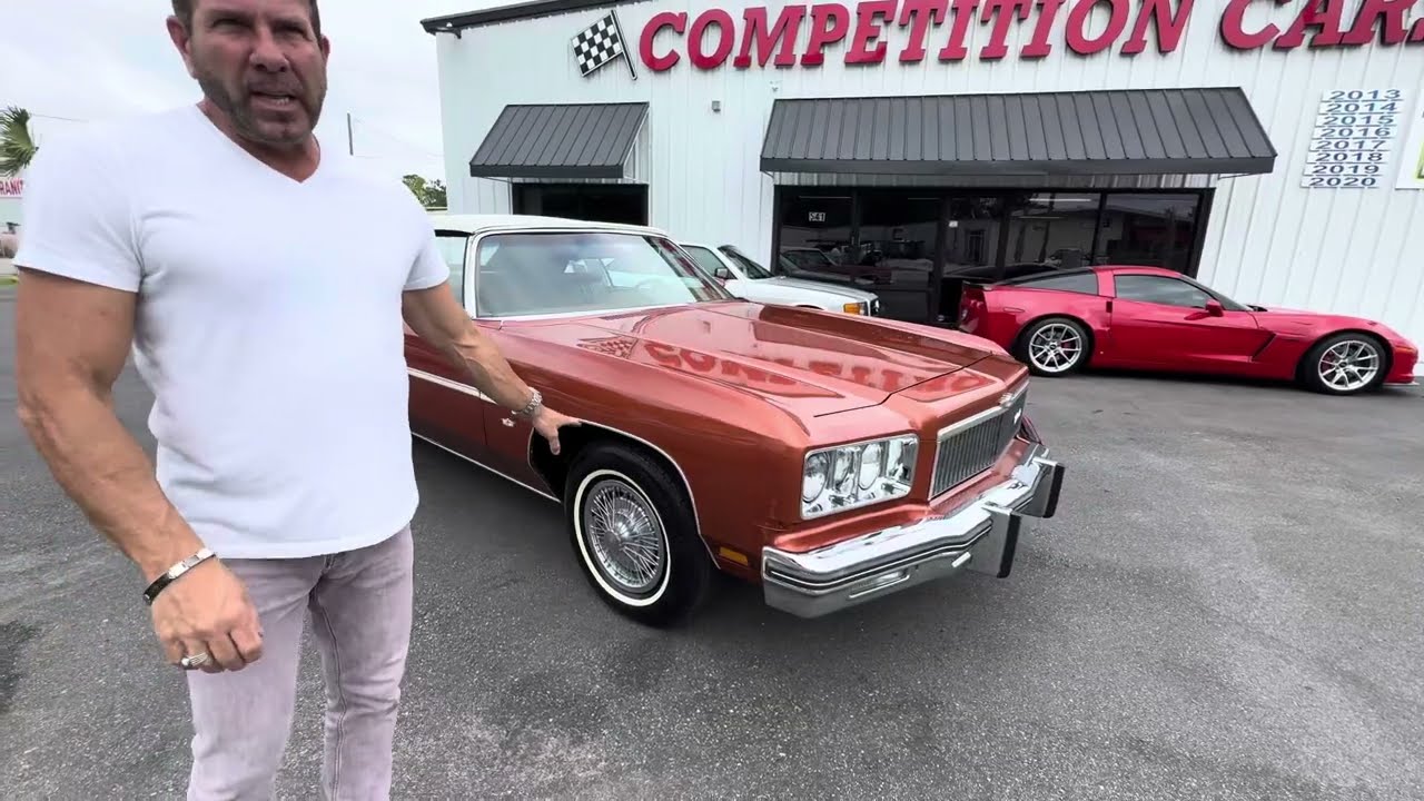 Видеозапись вождения классического кабриолета Chevy Caprice 1975 года! 1800 ПРАВИЛЬНЫХ МИЛЬ!