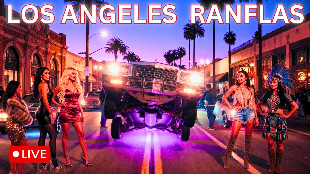 🔴LIVE: Glendale Cruise Night | Los Angeles Lowriders & Classic Cars | So Cal Car Spotting