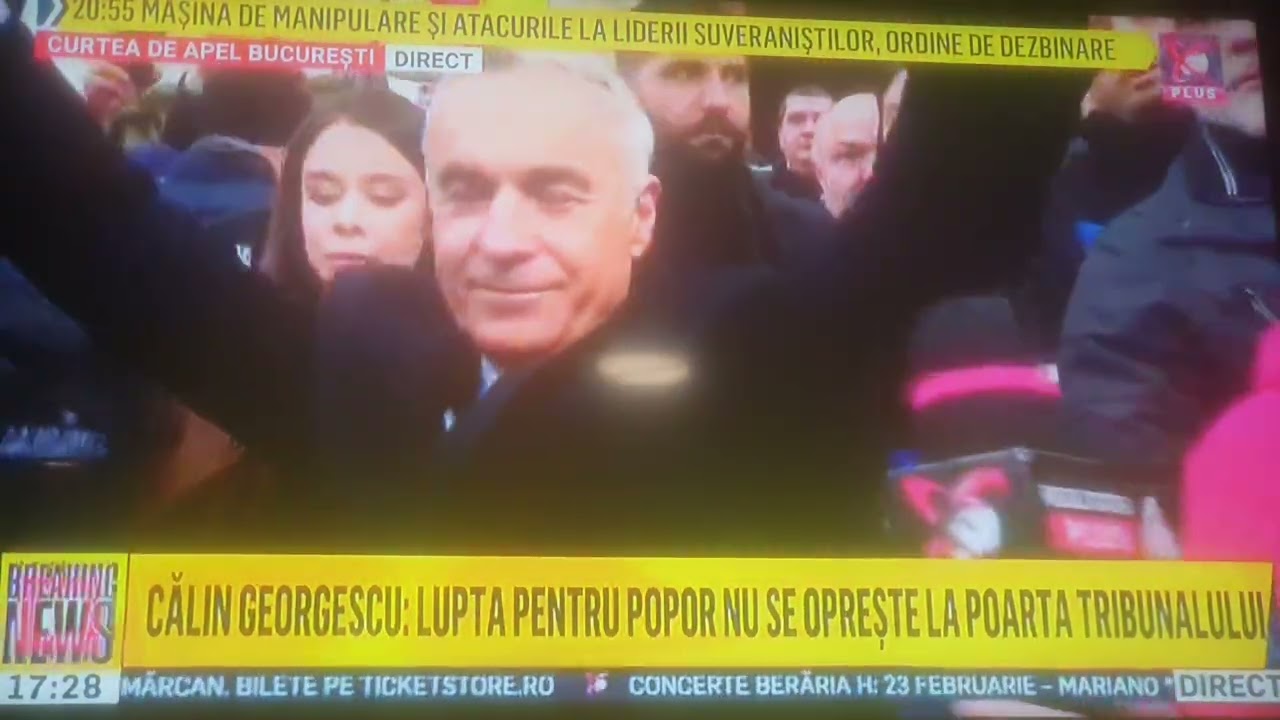 Călin Georgescu discurs după 5ore de stat în sala de judecata 23/2/2026