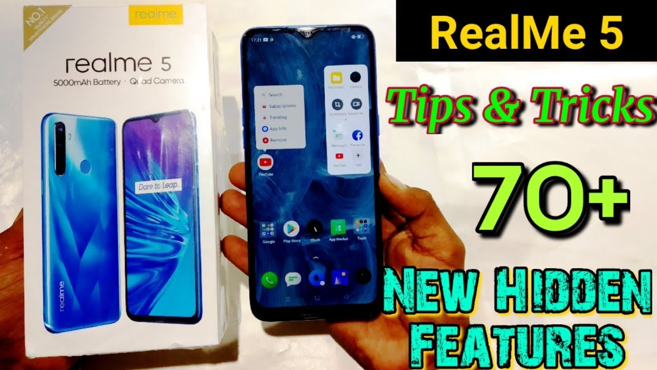 RealMe 5 Tips and Tricks | 70+ New Hidden Features | RealMe 5 Tips & Tricks in Hindi