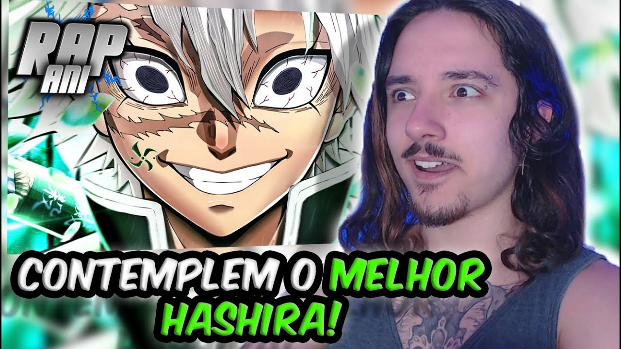 (PERFEITO!) REAGINDO ao ♪ Sanemi Shinazugawa | O Vento Da Morte | AniRap (Prod. @WB Beats) | REACT