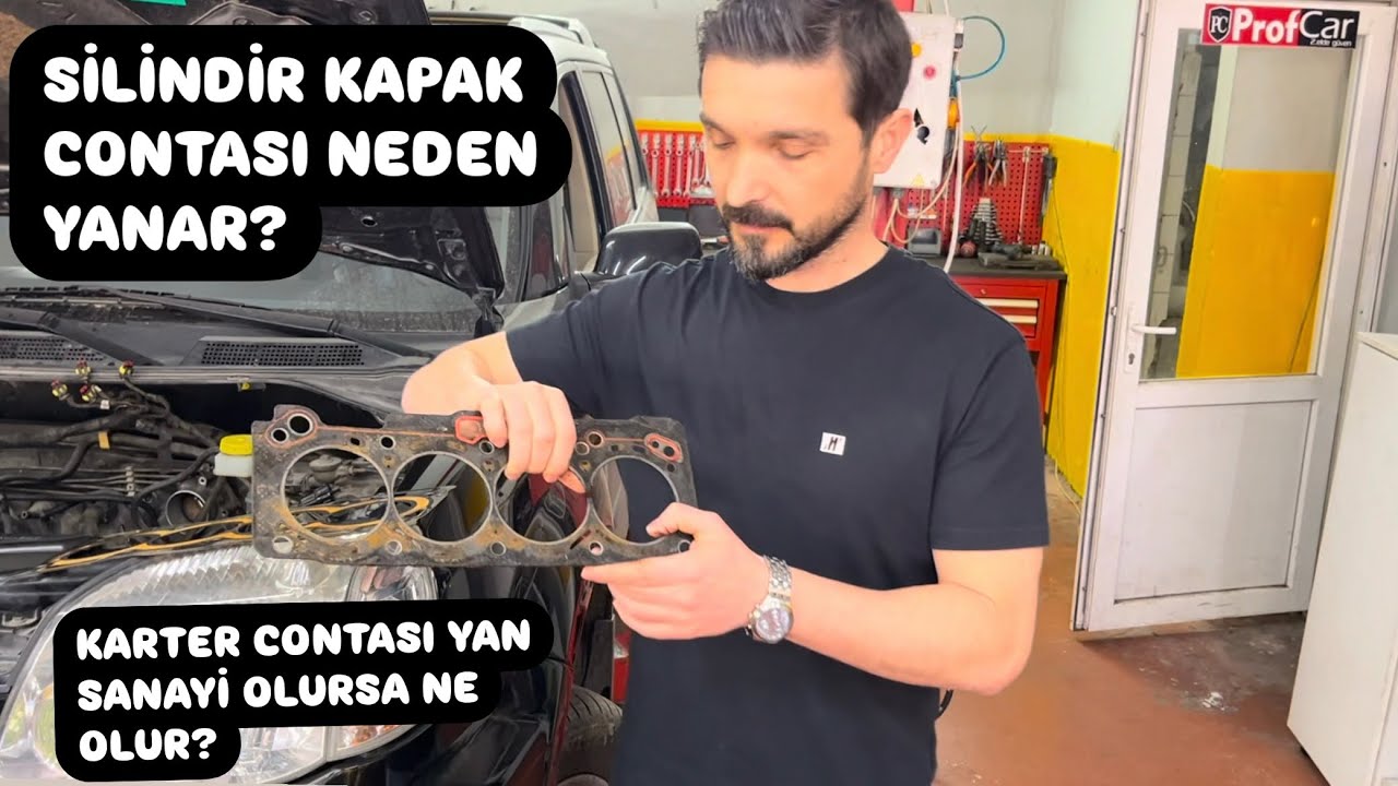SİLİNDİR KAPAK CONTASI NASIL YANAR? KARTER CONTASI YAN SANAYİ OLURSA NE OLUR?