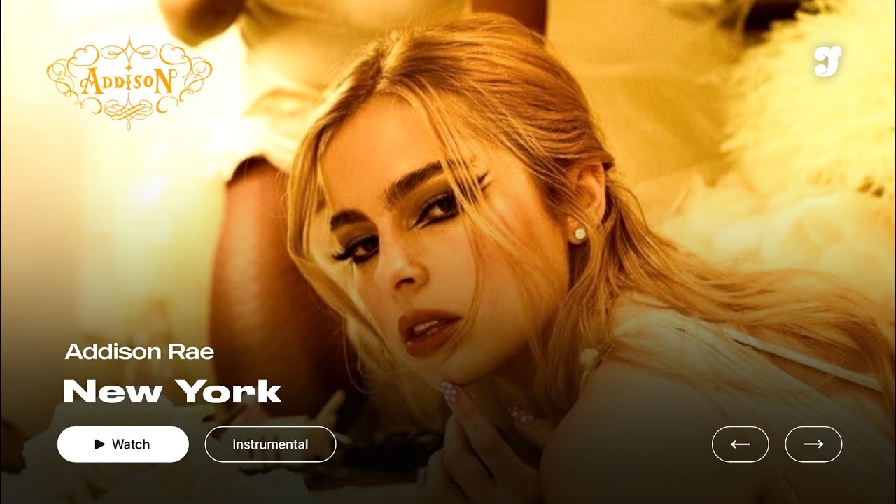 Addison Rae – New York | Instrumental