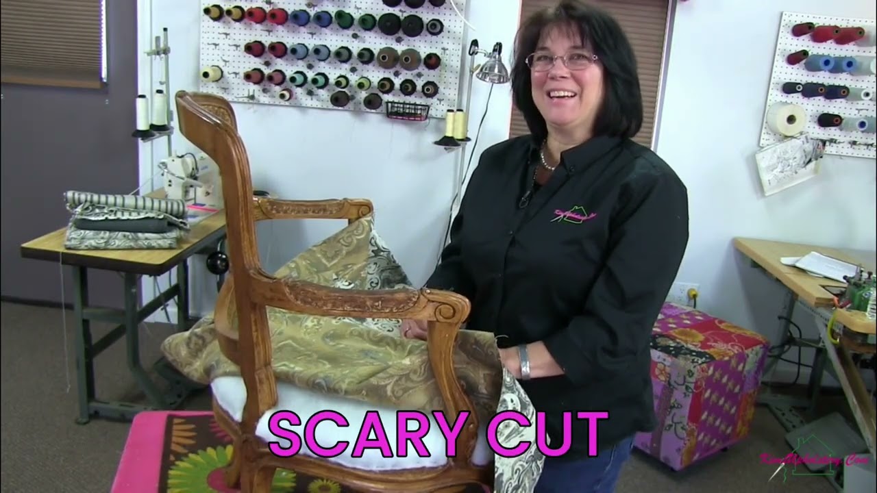 Как обить сиденье кресла Berger с помощью точных раскроев