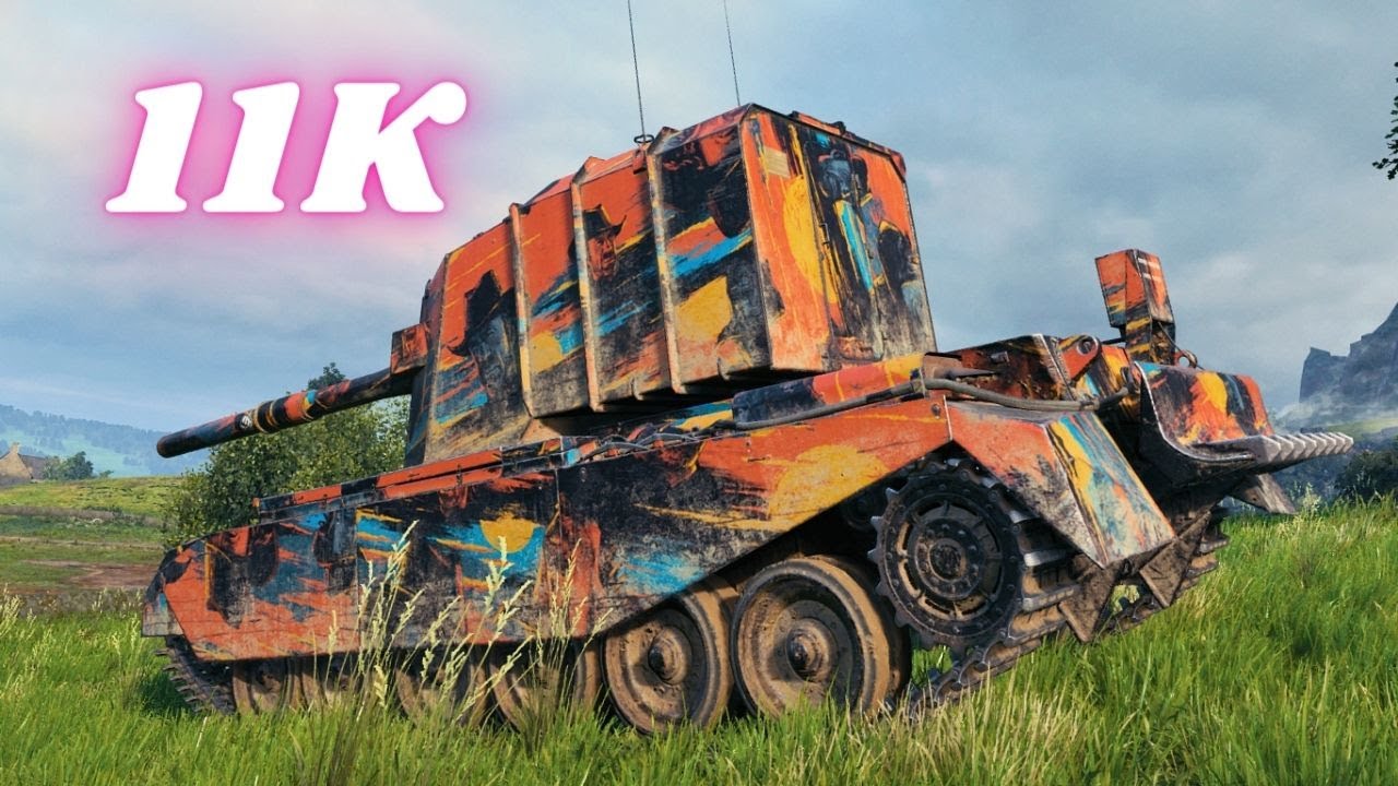 FV4005 Stage II  11K Damage World of Tanks