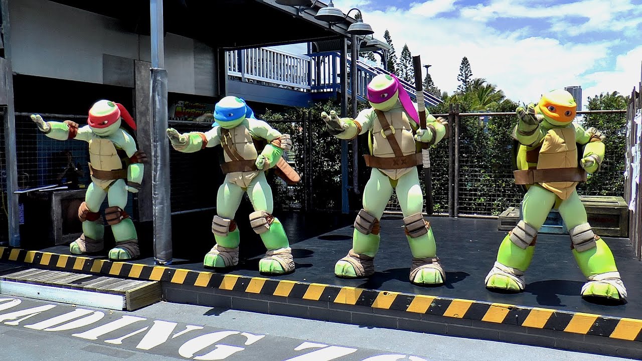 Teenage Mutant Ninja Turtles Sea World Gold Coast Mix