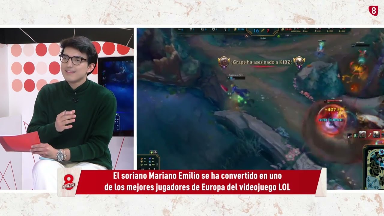 MARIANO,  EN LA CUMBRE DEL LOL Y LA TENDENCIA GAMING EN LA SECCIÓN TECNOLÓGICA / 8 MAGAZINE SORIA