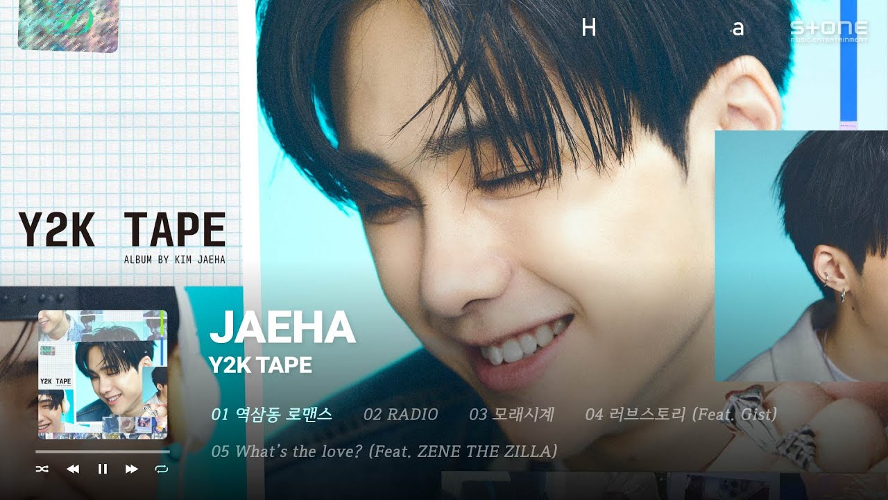 𝐏𝐥𝐚𝐲𝐥𝐢𝐬𝐭 💙레트로 감성 JAEHA (재하) EP 'Y2K TAPE' 1시간 반복 듣기｜Stone Music Playlist