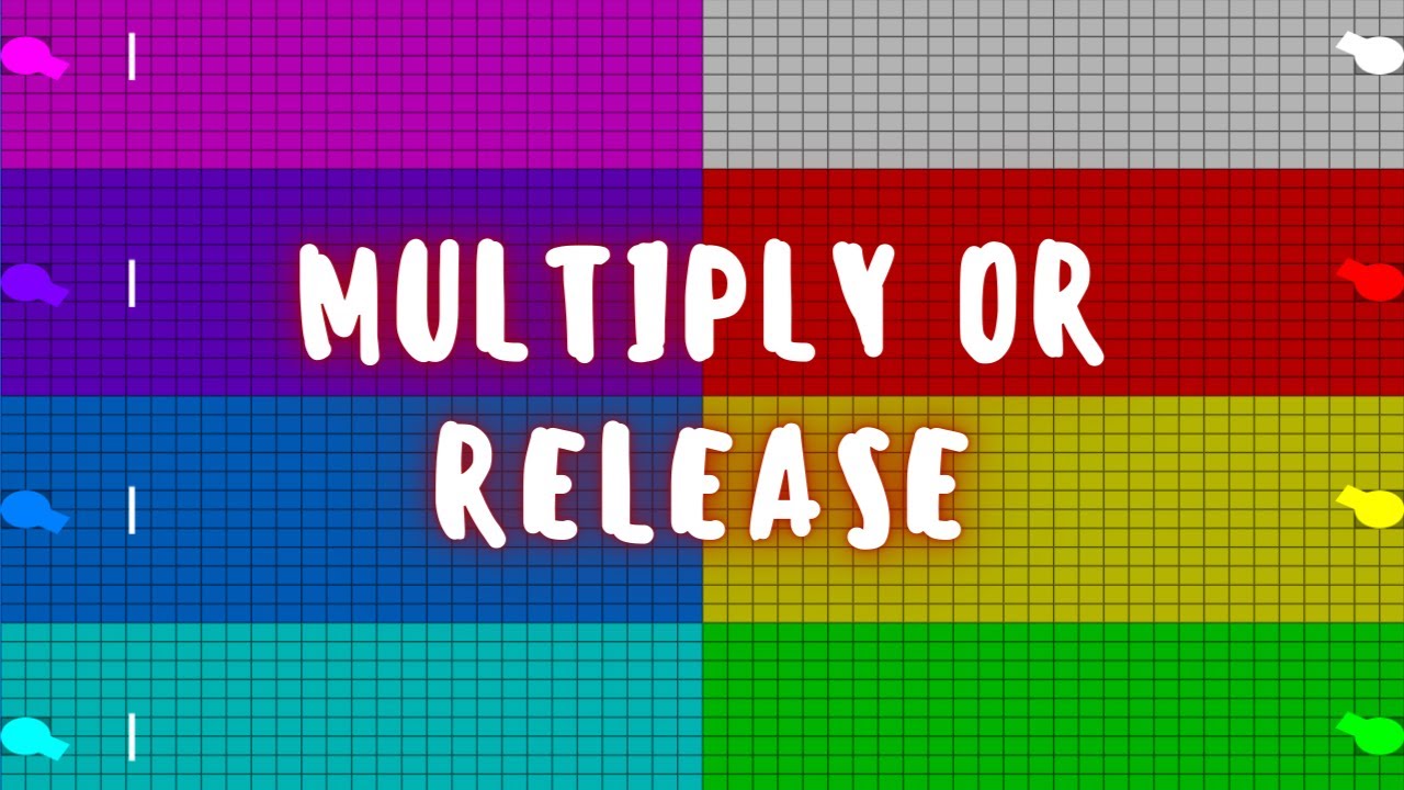 Multiply or Release 8 colors #10 - Marble battle in Algodoo