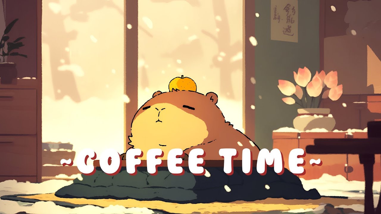 Capybara Lofi Zone - Calm Music for Focus & Study ~ Dreamy Vibes ~ 🦫 🎵 🌙 | Non Stop Music