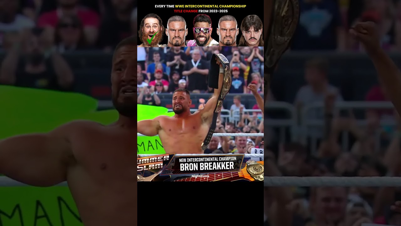 Every Time Wwe intercontinental championship Title Change From 2023-2025