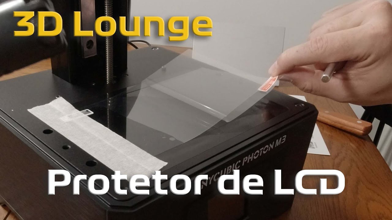 Instalar protetor de LCD na impressora