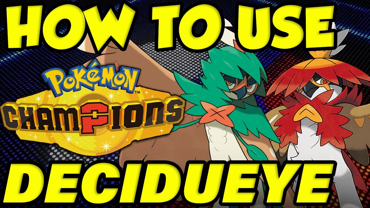 КАК ИСПОЛЬЗОВАТЬ ДЕЦИДУАЙ В POKEMON CHAMPIONS! Руководство по набору приемов Децидуай для Хисуи |...