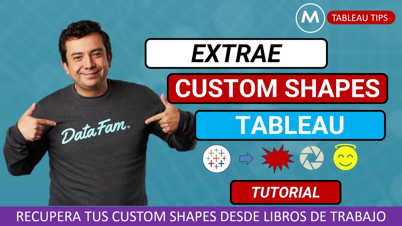 #tableaututorial : Cómo recuperar y reutilizar tus Custom Shapes desde un libro de #tableau