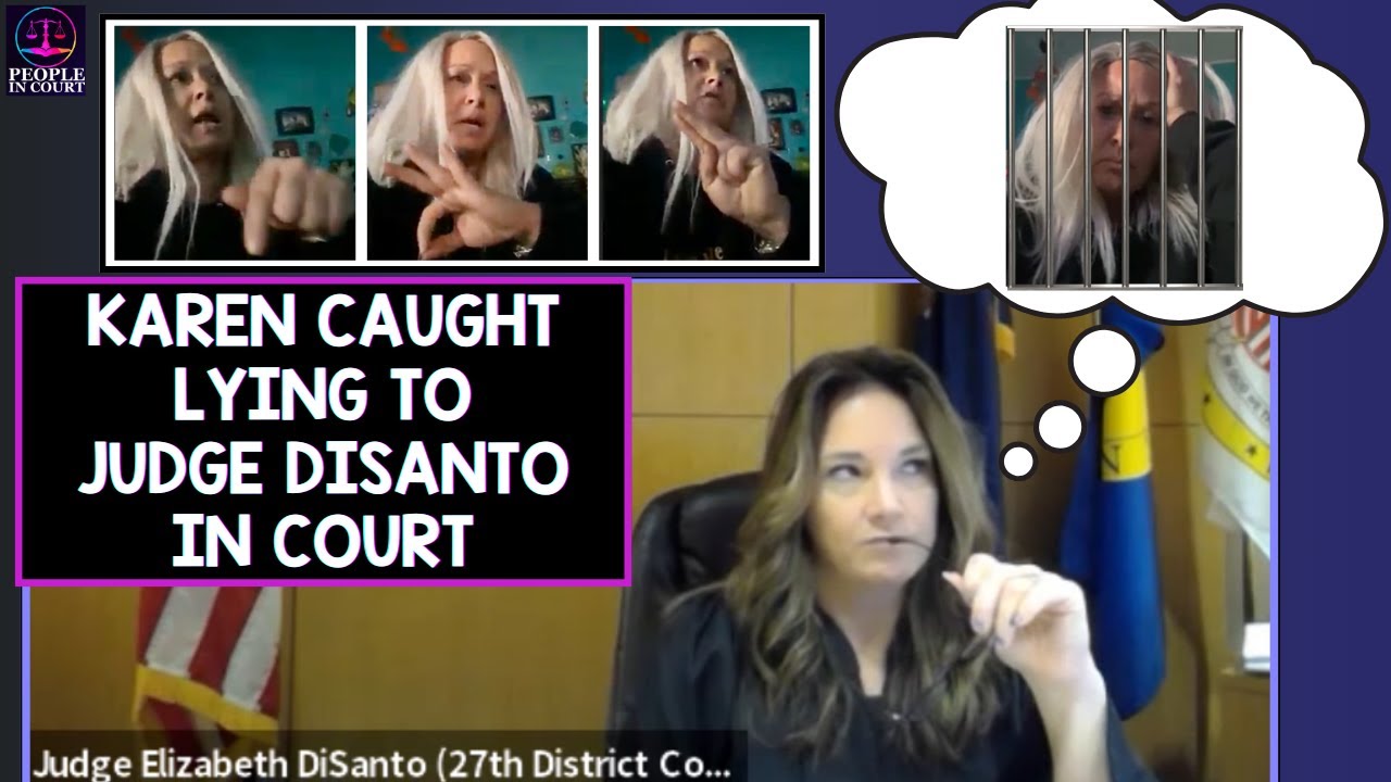 Judge DISANTO Confronts KAREN, Catches her in Lie After Lie. THIS WON'T END WELL!