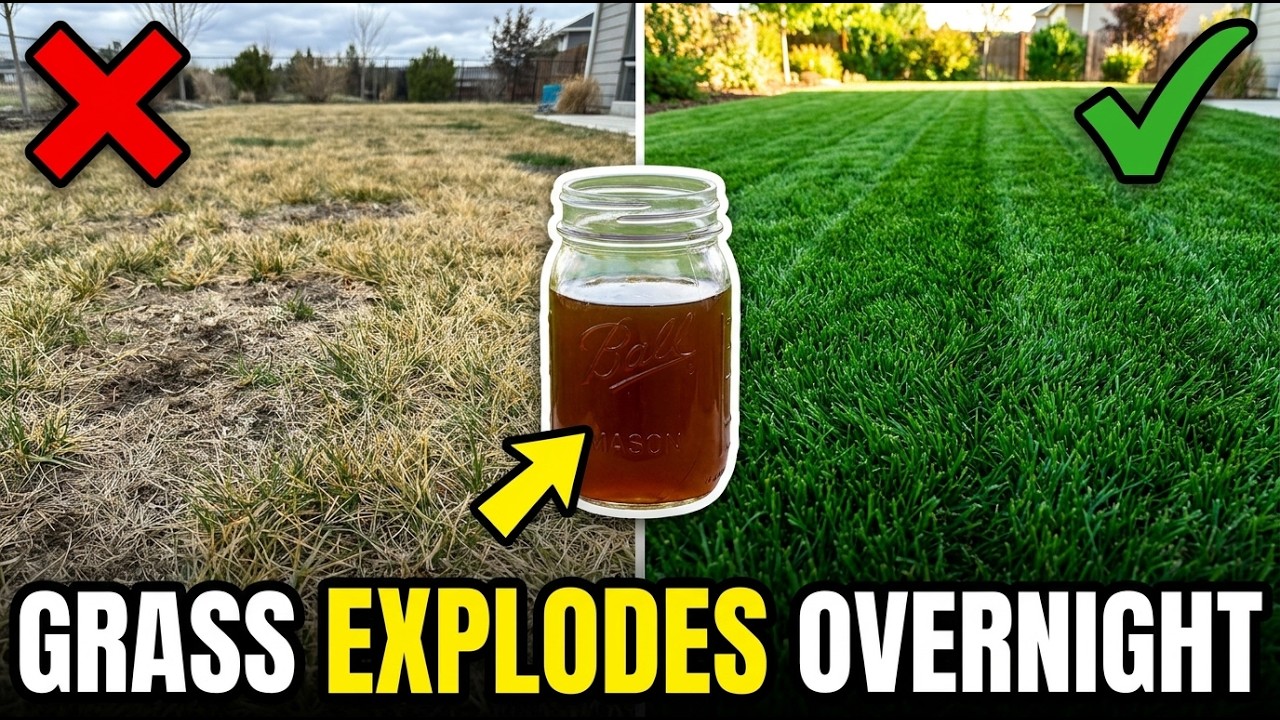The Forbidden Homemade Fertilizer That Makes Grass EXPLODE With Growth