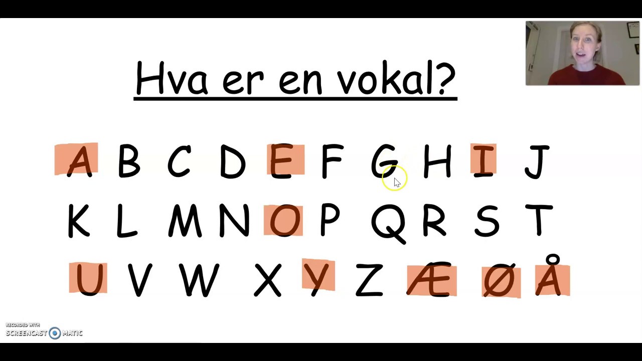 Norske vokaler - Uttale og øvelser