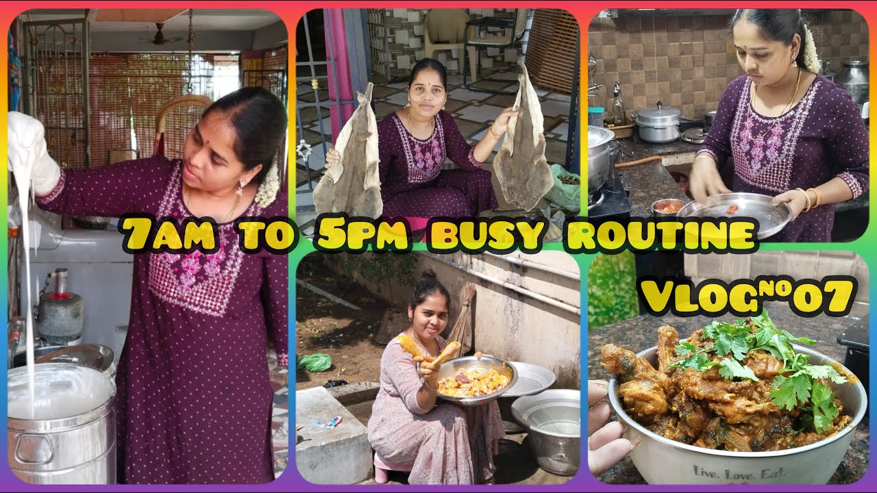 Vlog#07//💁🏻‍♀️Sunday Busy Routine Day vlog#simple cooking planning#oct30,2023#home#vlog#tamil