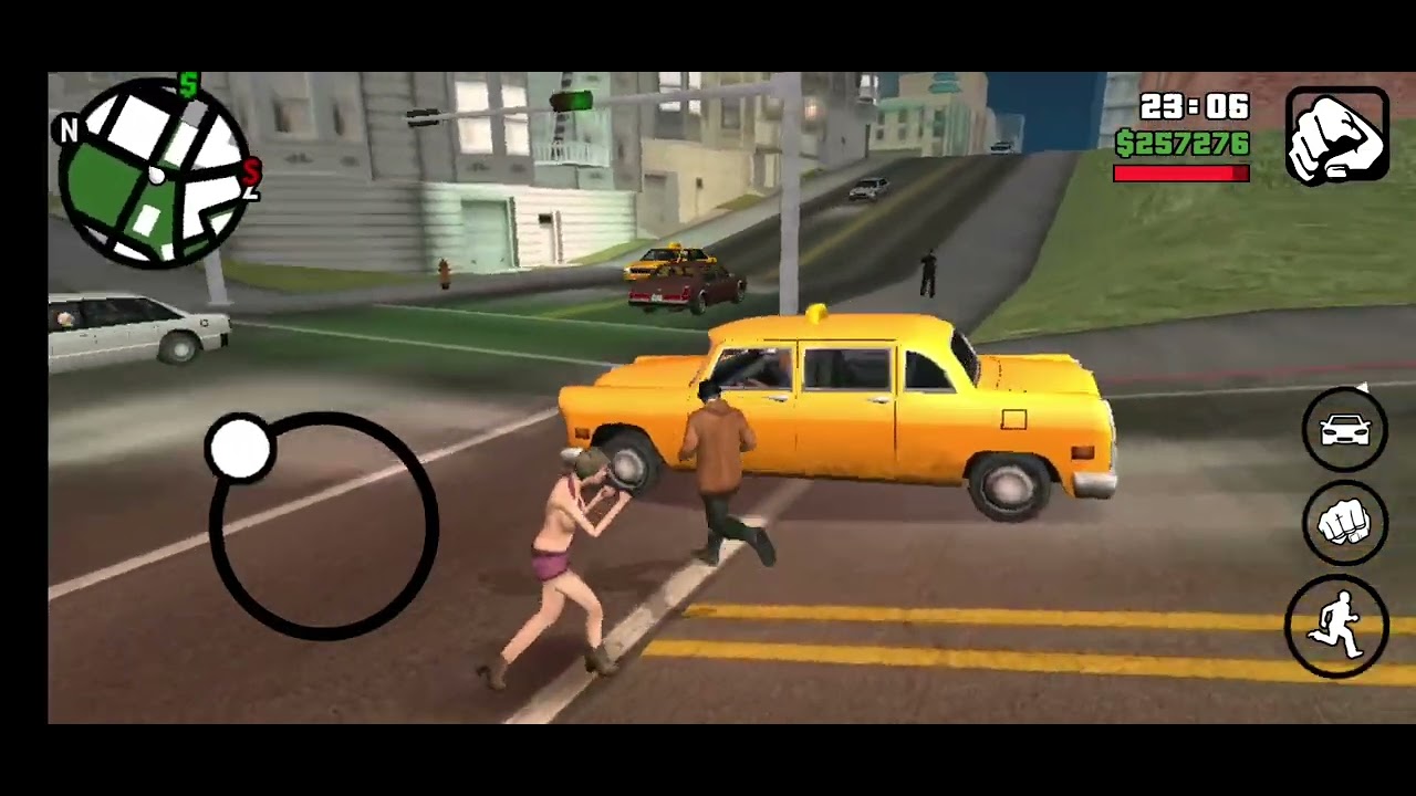 gta sa peds fight