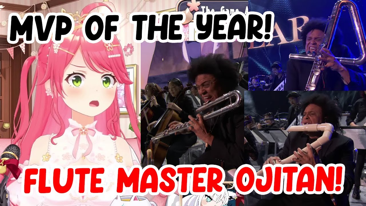 Miko Amazed by the Performance of Flute Master Ojisan in The Game Awards