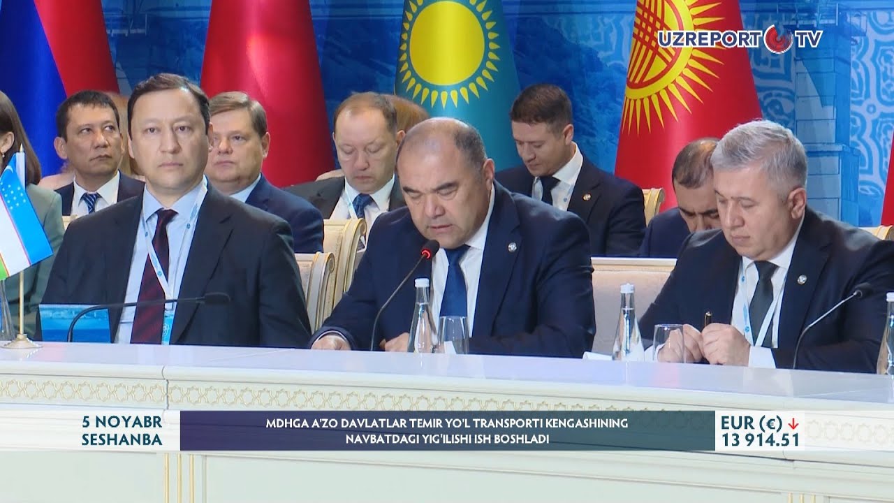 MDHga aʼzo davlatlar temir yo‘l transporti kengashining navbatdagi yig‘ilishi ish boshladi