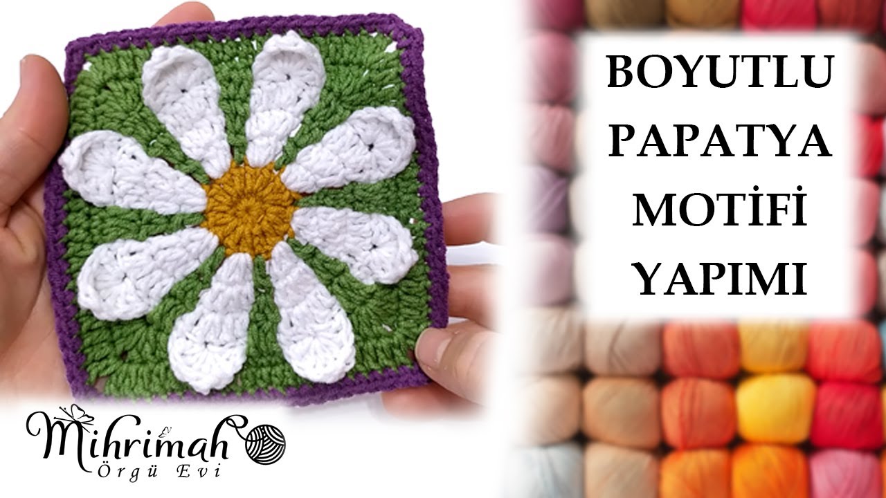 Boyutlu Papatya Motifi Yapımı