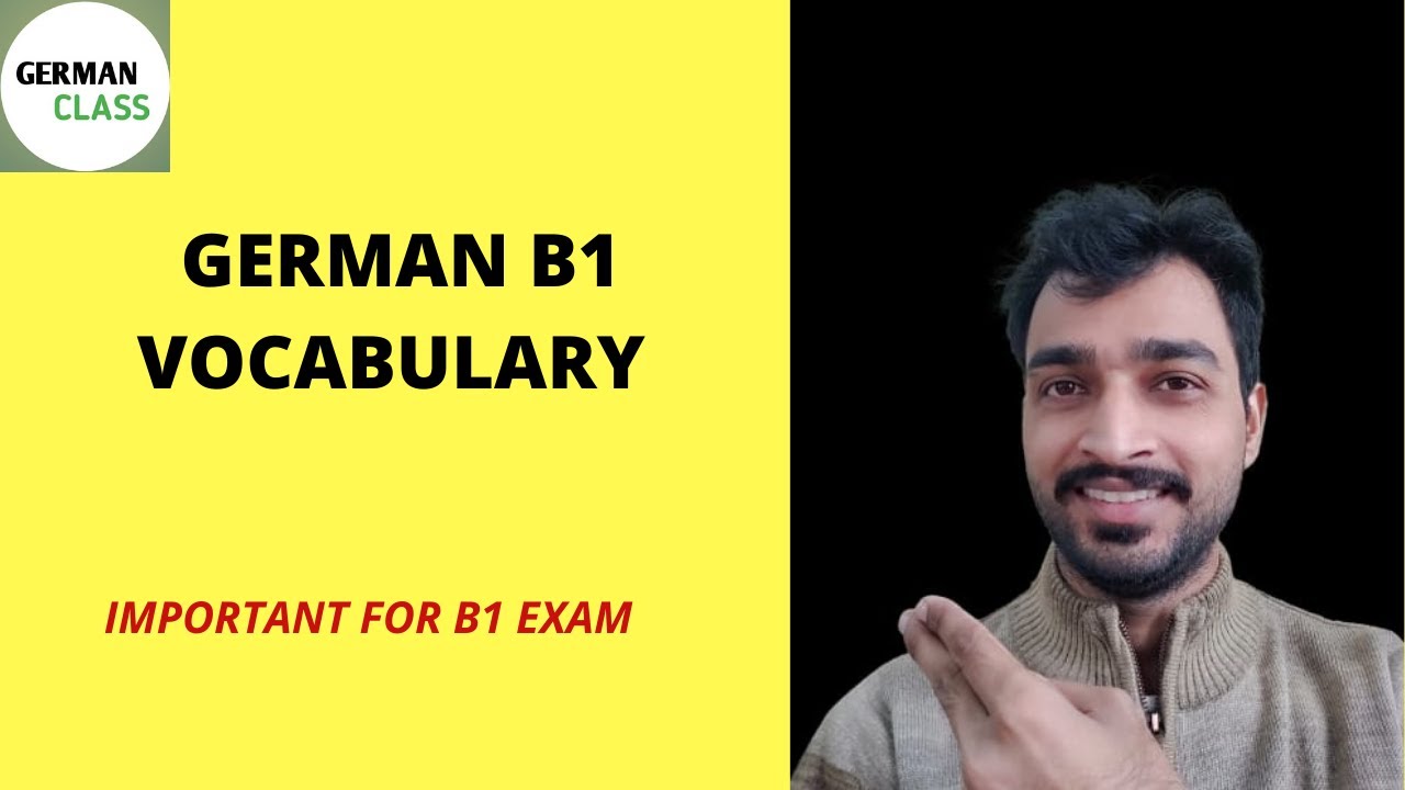 B1 German important Vocabulary| Wortschatz B1 Prüfung|