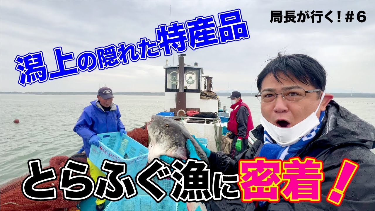 【潟上の隠れた特産品】とらふぐ漁に密着！【局長が行く！#6】