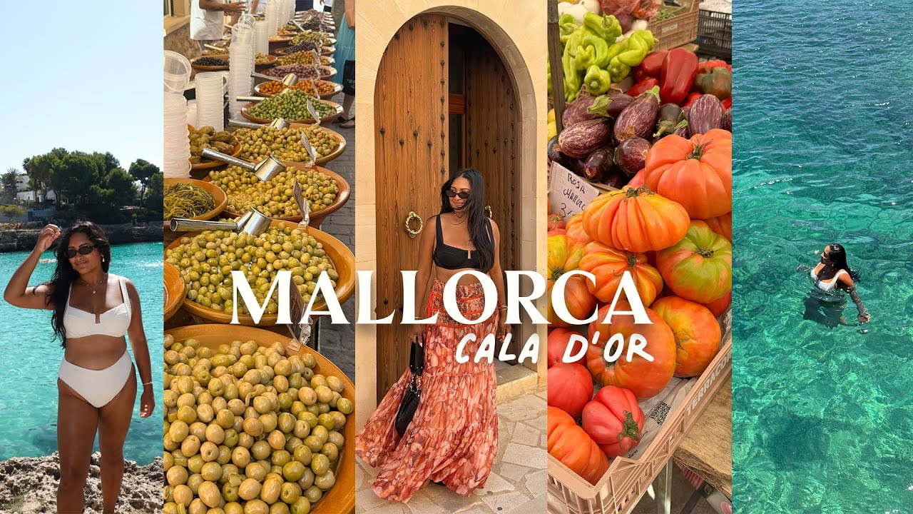 MALLORCA VLOG | Cala D'or, Santanyi Farmer's Market, The BEST Beaches in Mallorca