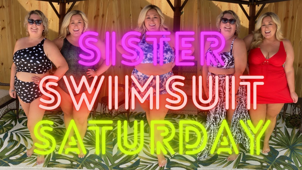LANE BRYANT/CACIQUE SWIM HAUL WITH MY SISTER! // SWIMSUIT SATURDAY