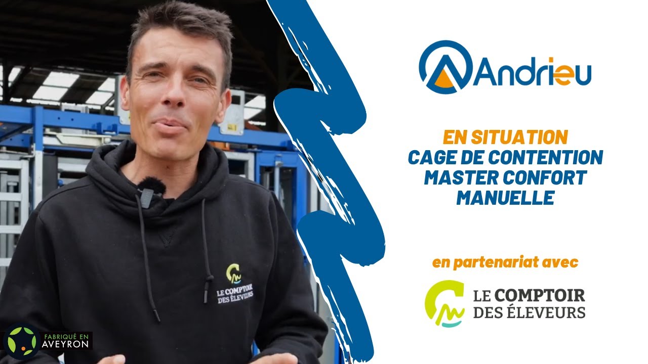 Matos des &eacute;leveurs Cage de contention Master pour bovins / Andrieu X Comptoir des &Eacute;leveurs