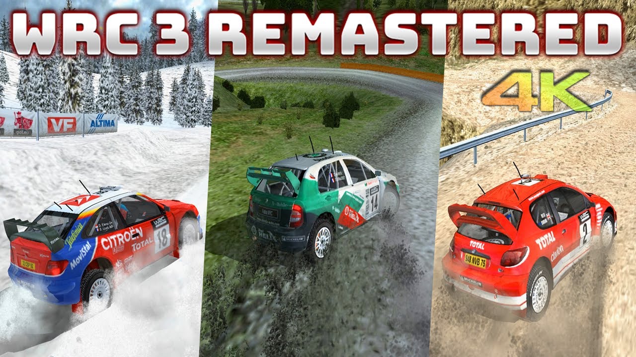 WRC 3 The Official Game of the FIA World Rally Championship Remastered Gameplay PS2 4K