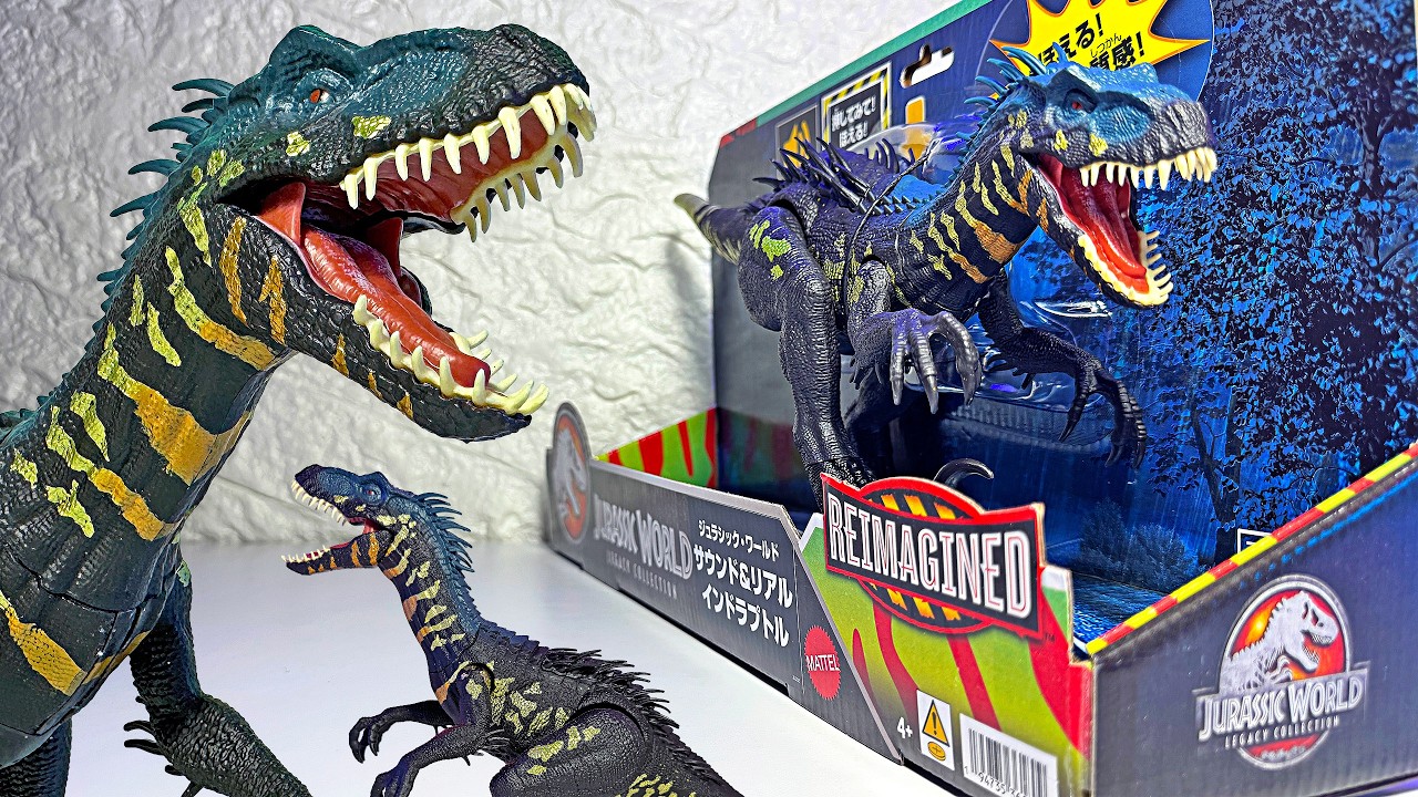 NEW REAL FEEL INDORAPTOR! Jurassic World Reimagined Indoraptor!