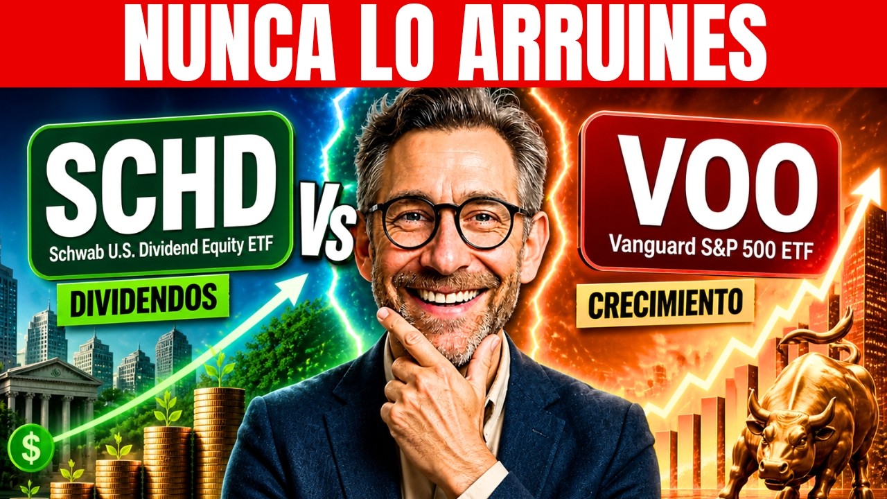 SCHD vs VOO | Cu&aacute;l ETF te Hace Millonario en 15 a&ntilde;os?
