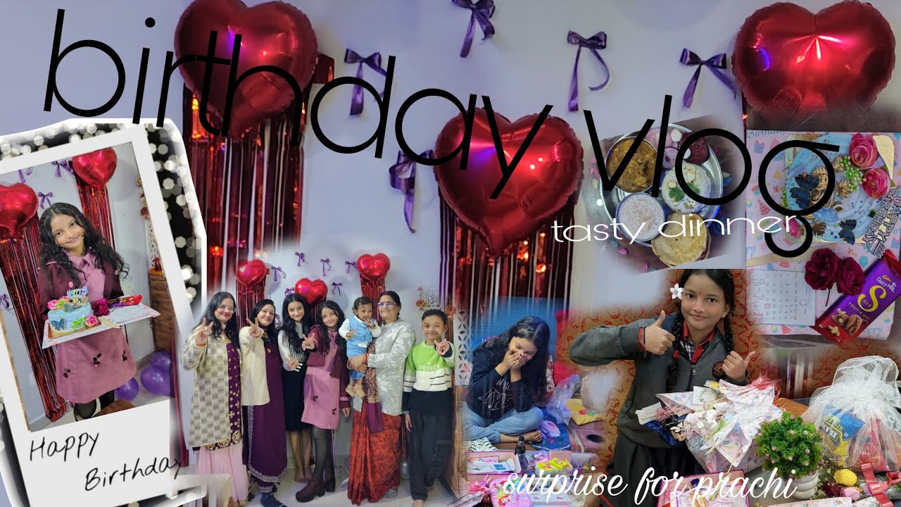 Birthday vlog 🎊|| Happy Birthday prachi 🎉❤️