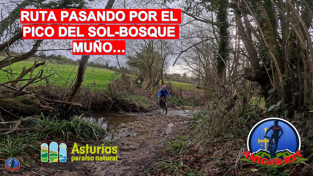 MTB CON E BIKE POR EL PICO EL SOL-BOSQUE MUÑO.....