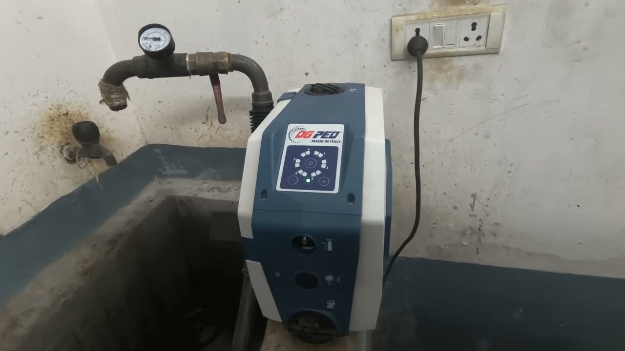 How To Work Pedrollo Pressure Pump inverter DG PED 5 