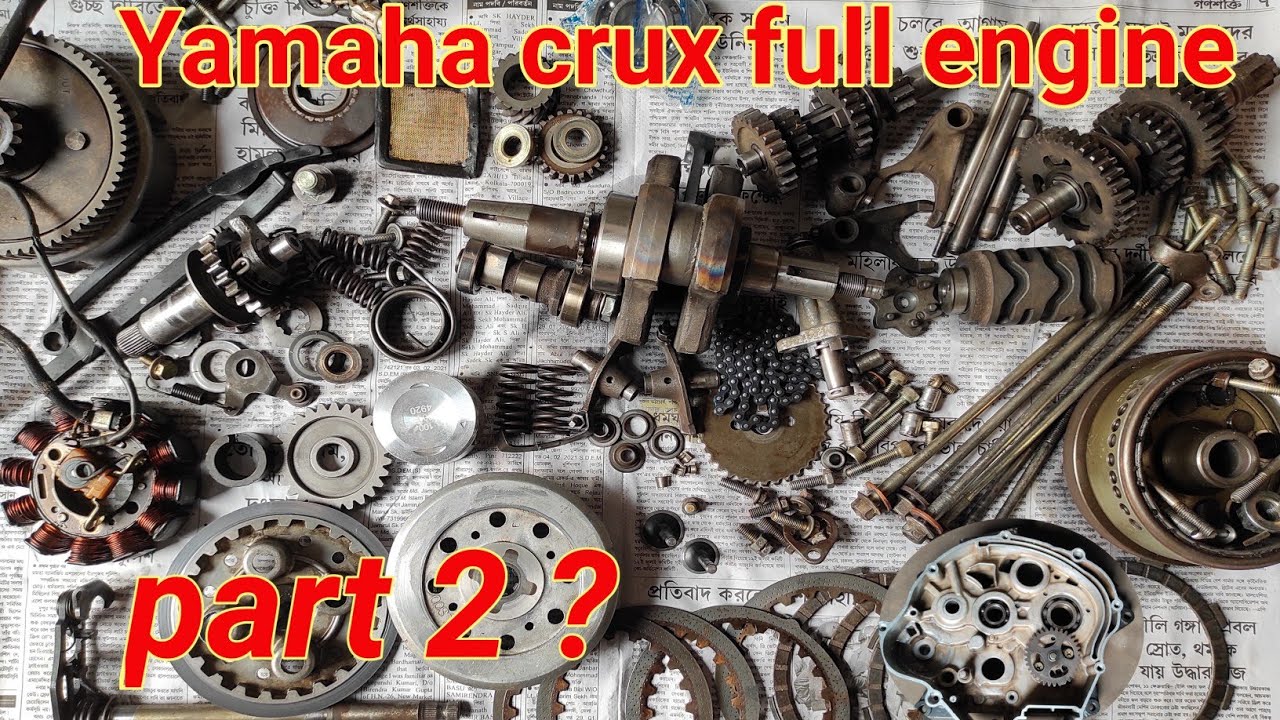 yamaha crux engine fitting part 2 | yamaha crux gearbox fitting | Crux | YBX | Libero | Fazer OLD
