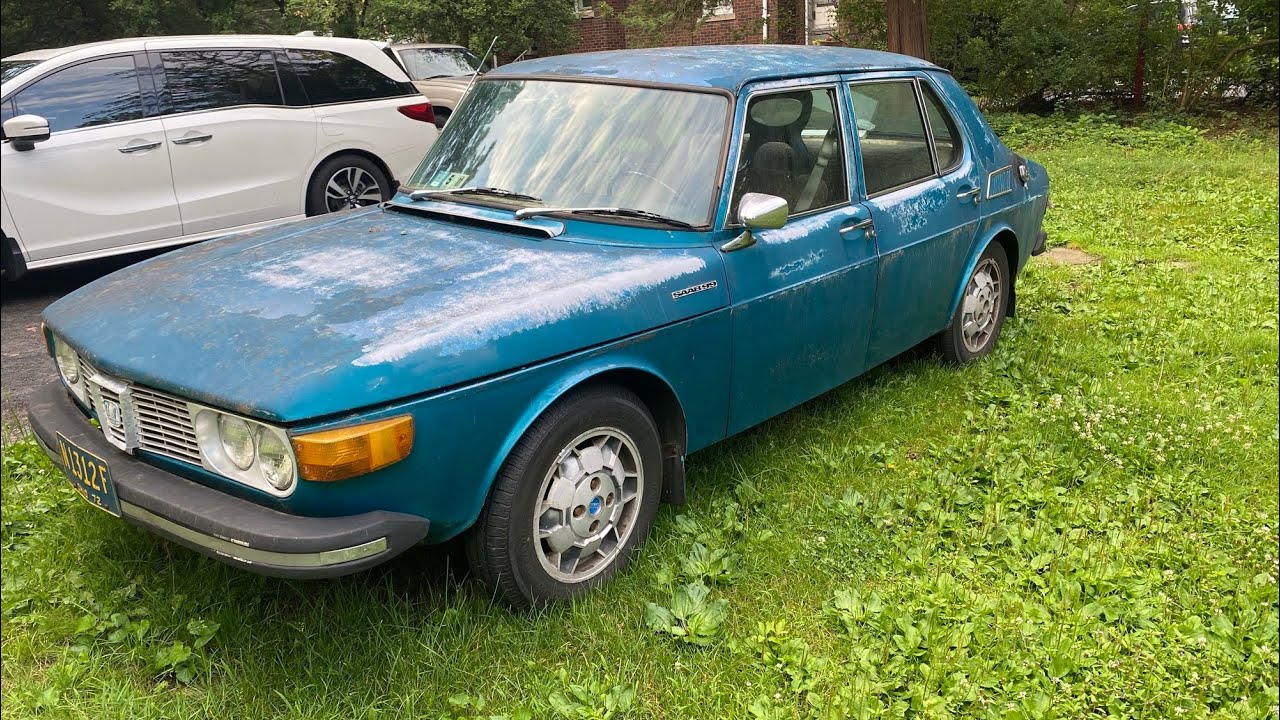 1972 Saab 99 startup and tour