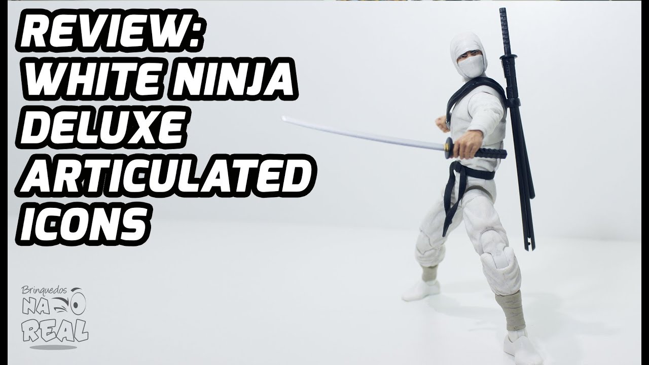 Review #48: Ninja Branco Deluxe Articulated Icons Feudal Series - White Ninja - Toon Universe