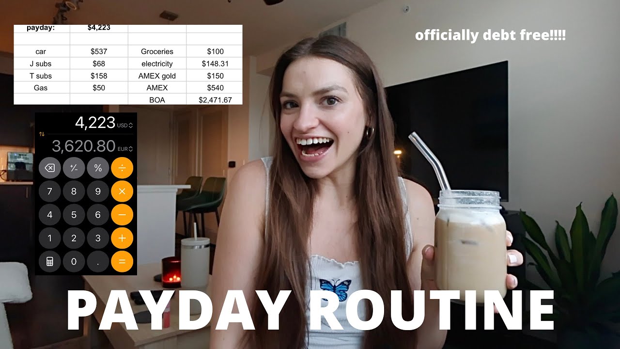IM DEBT FREE 🎉💰 $4,223 PAYDAY ROUTINE: budgeting income & next financial goals! Last debt diaries