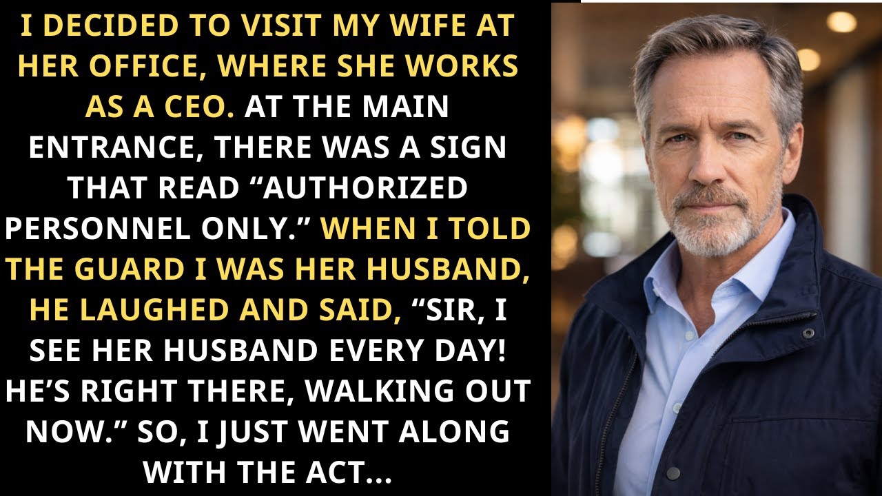 I DECIDED TO VISIT MY WIFE AT HER JOB AS A CEO. AT THE ENTRANCE, THERE WAS A SIGN THAT READ. FULL