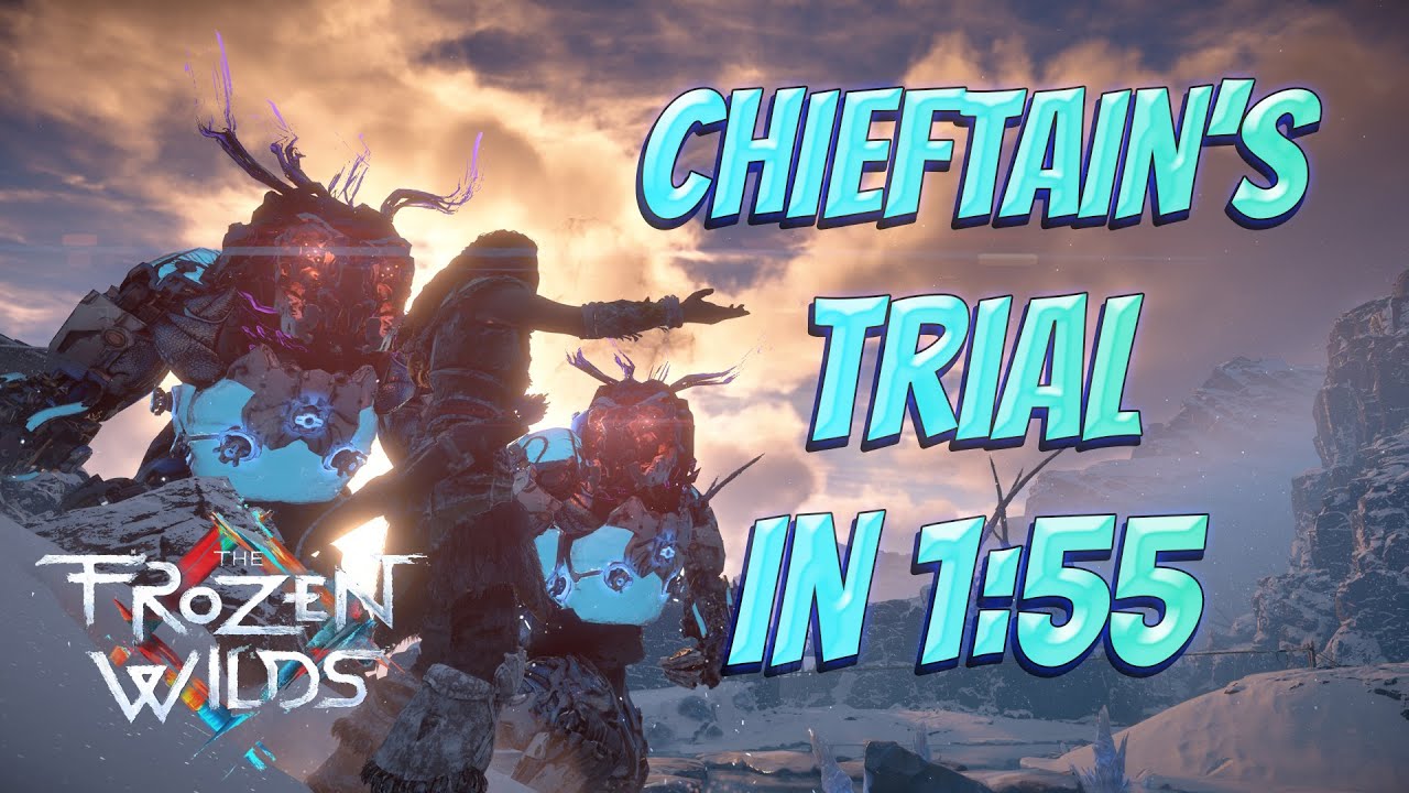 🧿 Horizon Zero Dawn | Chieftain's Trial in 1:55 | Ultra Hard