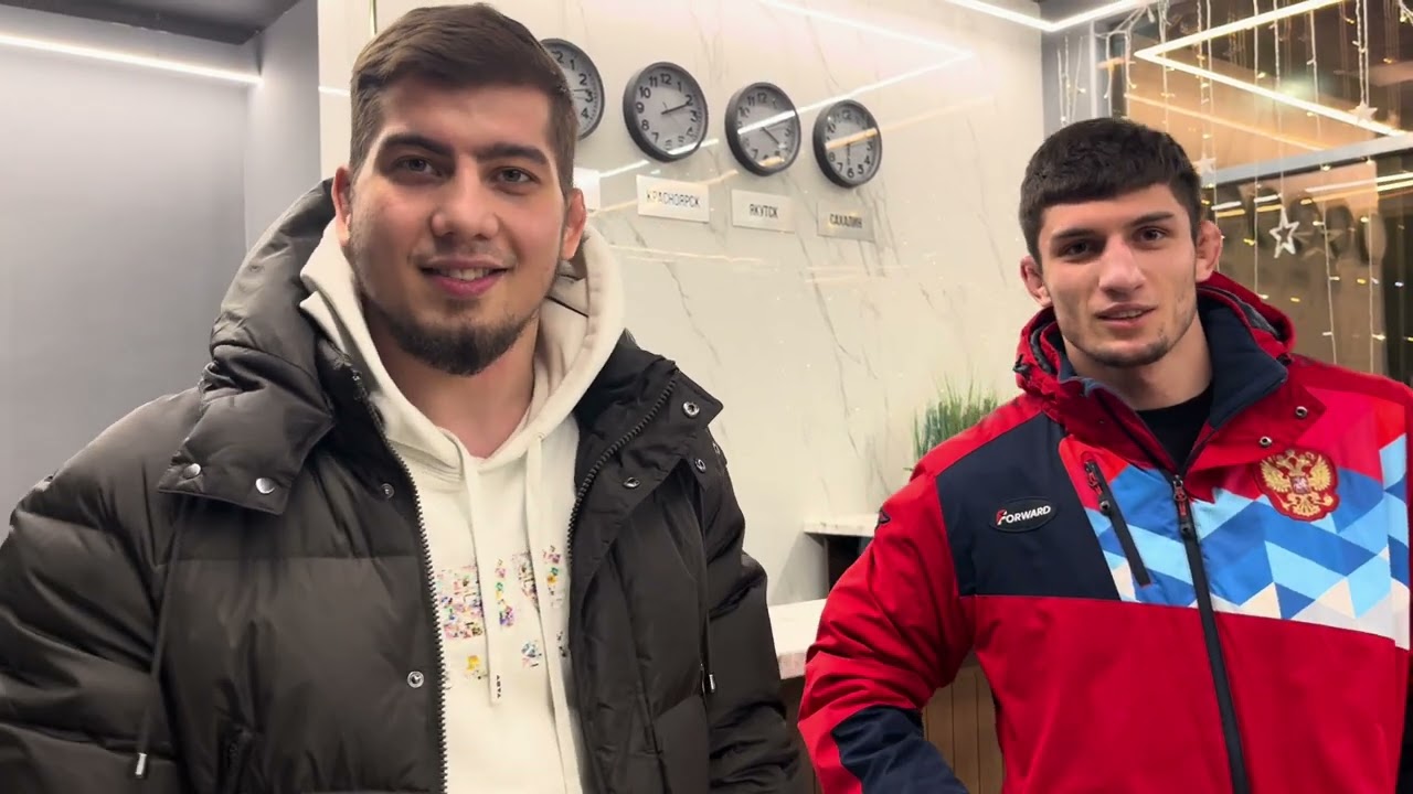 Магомед Магомаев и Ламберт Харонов на сборах в Осетии.13 января 2024 г.