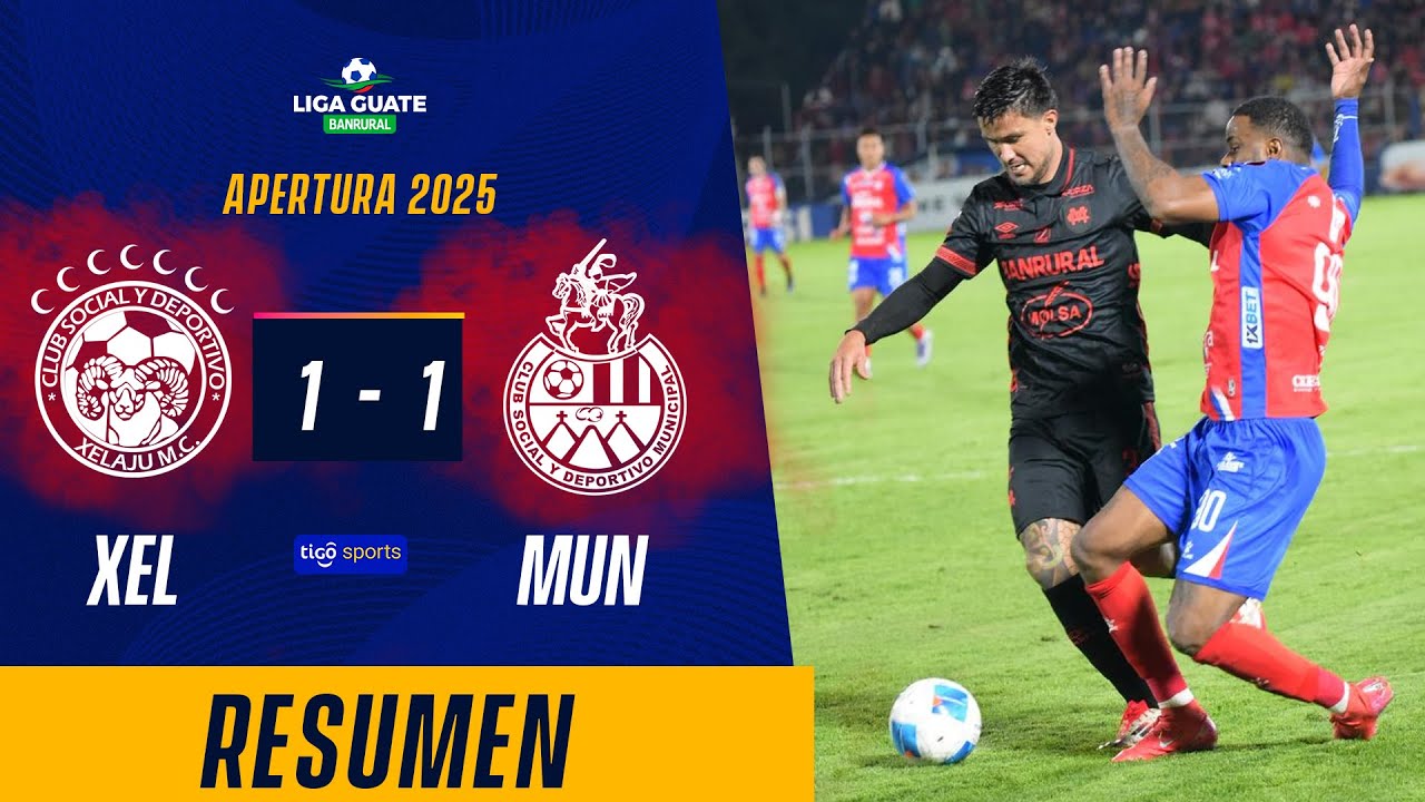 EMPATE A UN GOL EN QUETZALTENANGO | Xelaj&uacute;  1-1 Municipal |Resumen Completo