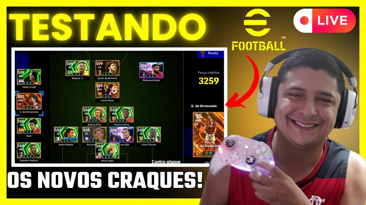 eFootball 2026 AO VIVO | Bora Testar os Novos Craques! | Live - #148